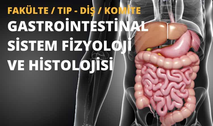 GASTROİNTESTİNAL SİSTEM FİZYOLOJİ VE HİSTOLOJİSİ